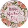 Snowsun Round Metal Signs Happy Mother;s Day Mother Day Signs Retro Sign Vintage Tin Sign for Home Office Wall Decor 8 Inch