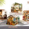 ROBOTIME DIY Miniature Dollhouse Kits Wooden Dollhouse Model DG102 DG104 DG108 DG109