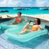 Inflatable Sun Pool Floating Row Spot New Outdoor Dual-purpose Water Leisure Floating Bed Bathing Sun Pool