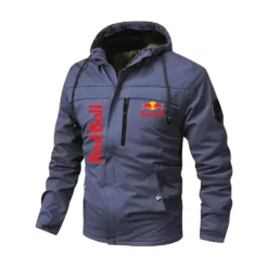 RedBull Windbreaker Men Tactical Jacket Waterproof Outdoor Hooded Coat Sports Military European Size Field Climbing Thin Outwear