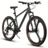 A27301M Ecarpat Mountain Bike 27.5 Inch Wheels, 21 Speed Road Bicycle With Dual Disc Brakes For Men And Women,High Carbon Steel Frame Front Fork Bicycles, Adult Faster Racing Bike