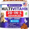 Dog Multivitamin Chewable With Glucosamine 20 In 1 Dog Vitamins And Supplements Senior & Puppy Multivitamin For Dogs Pet Joint Support Health Immunity Mobility Gut Skin 120 Chews